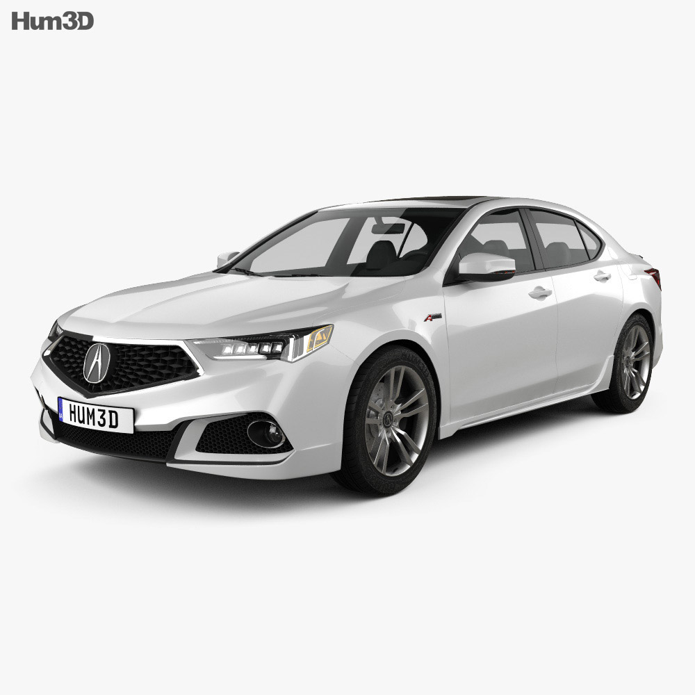 Acura TLX A-Spec 2020 3D-Modell