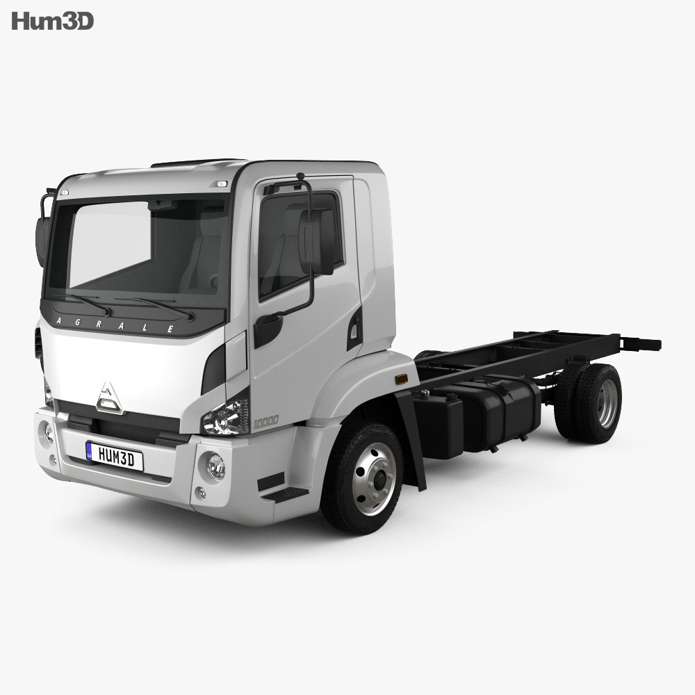 Agrale 10000 Chassis Truck 2015 3d model