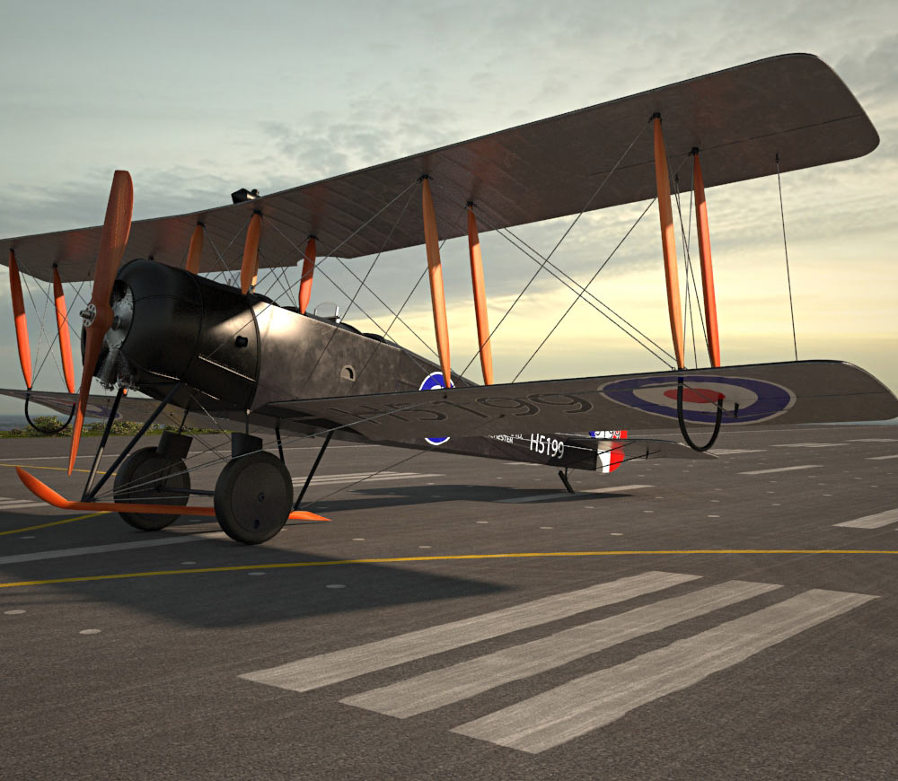 Avro 504 Modelo 3d