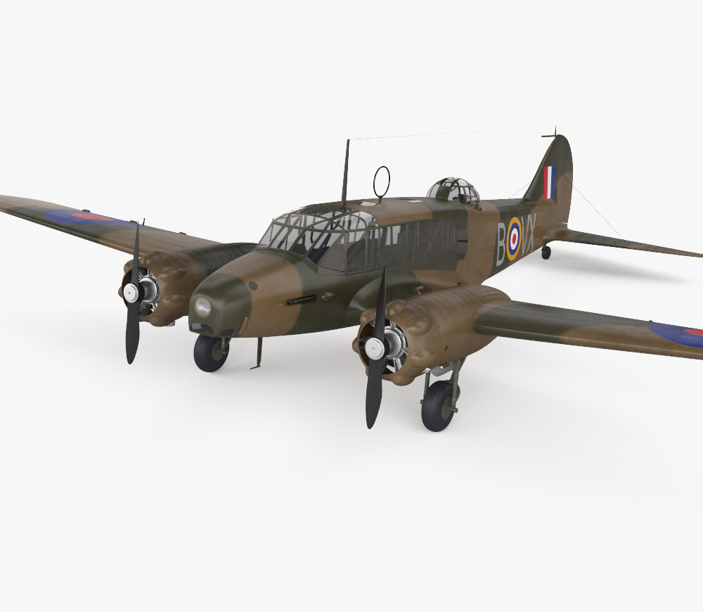Avro Anson 3D-Modell