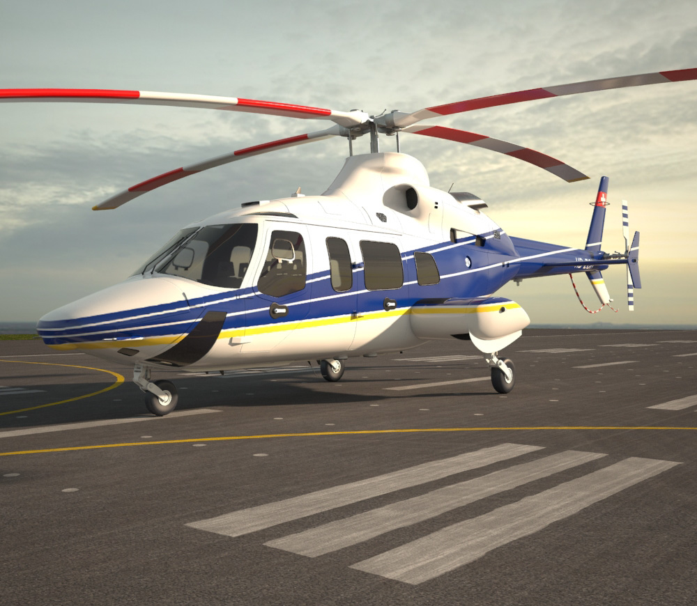 Bell 430 Modèle 3d