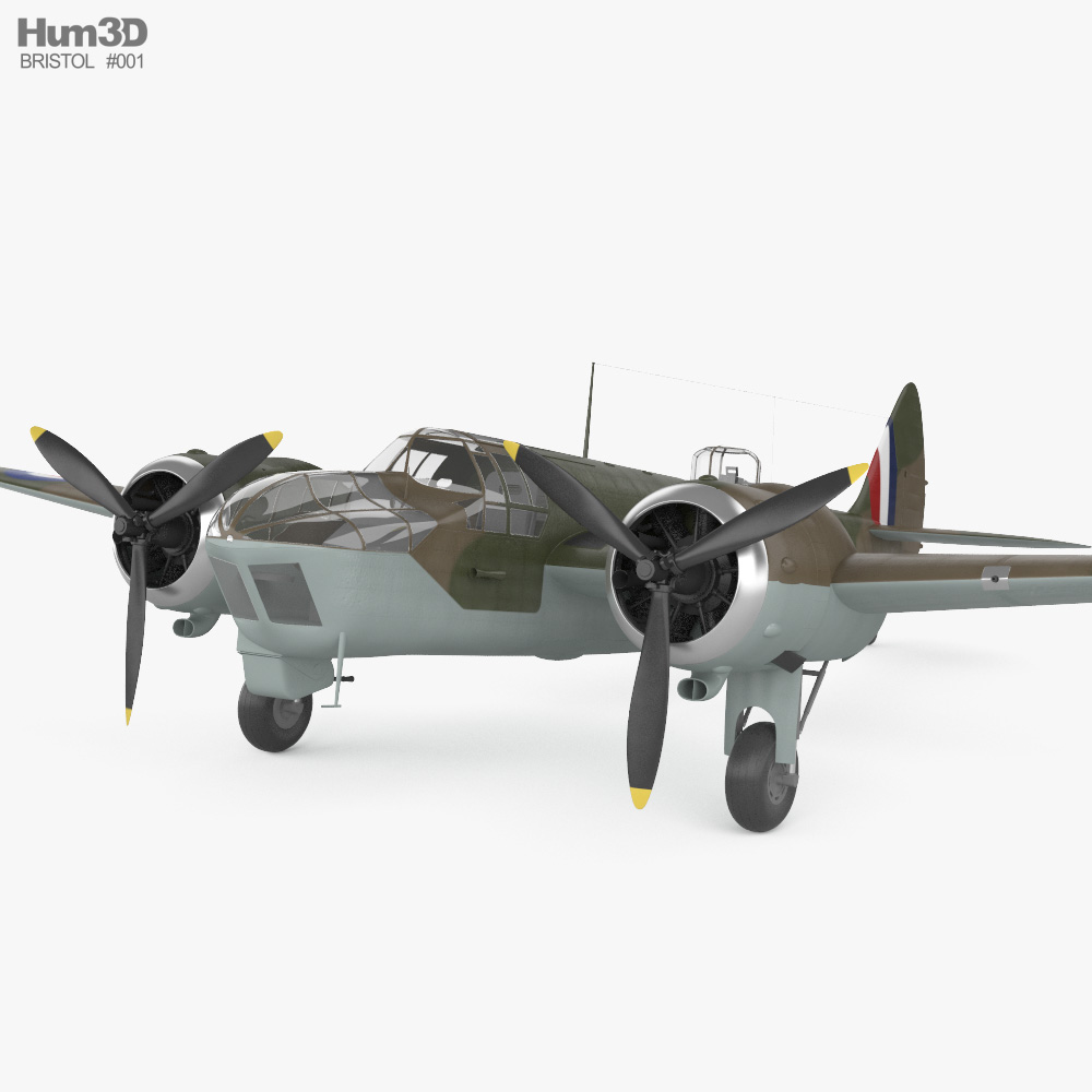 Bristol Blenheim 3D модель