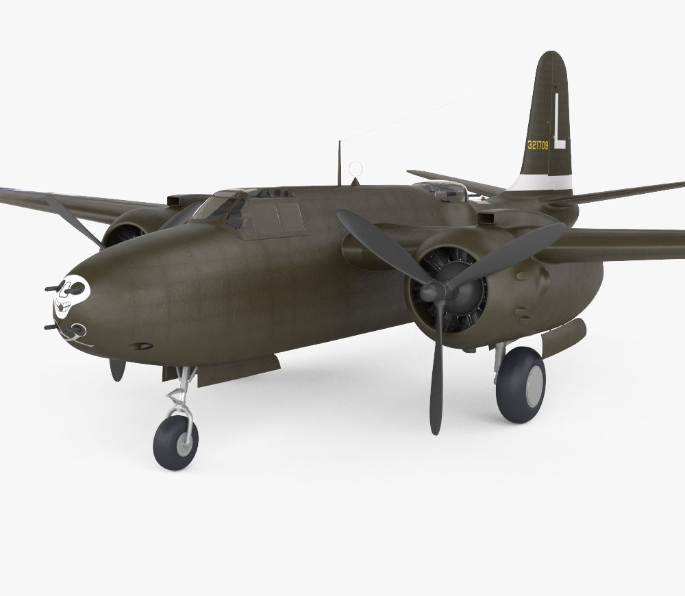 Douglas A-20 Havoc Modello 3D
