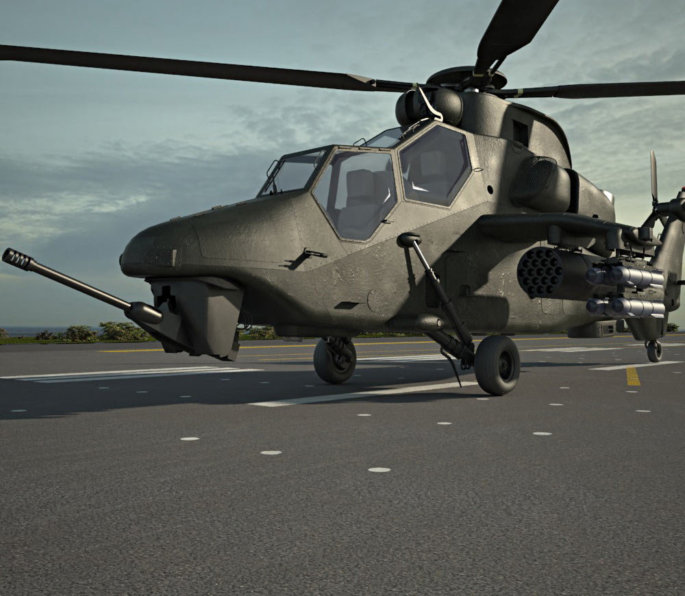 Eurocopter Tiger Modello 3D