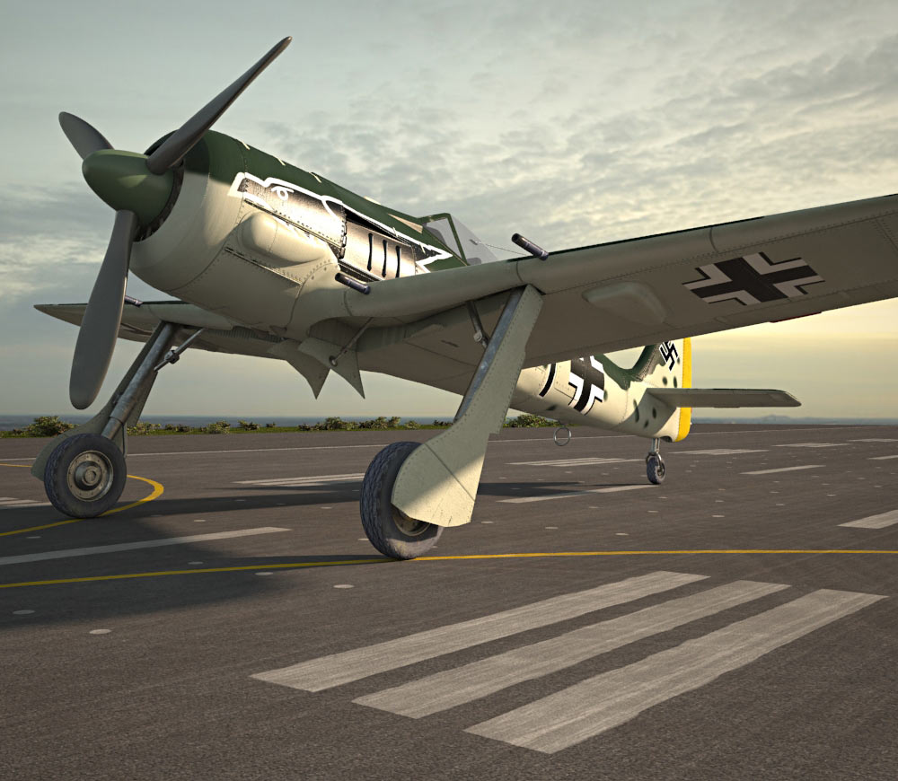 Focke-Wulf Fw 190 Modèle 3d