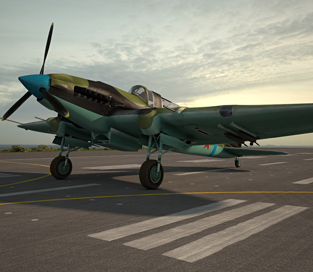 Ilyushin Il-2 Šturmovik Modello 3D