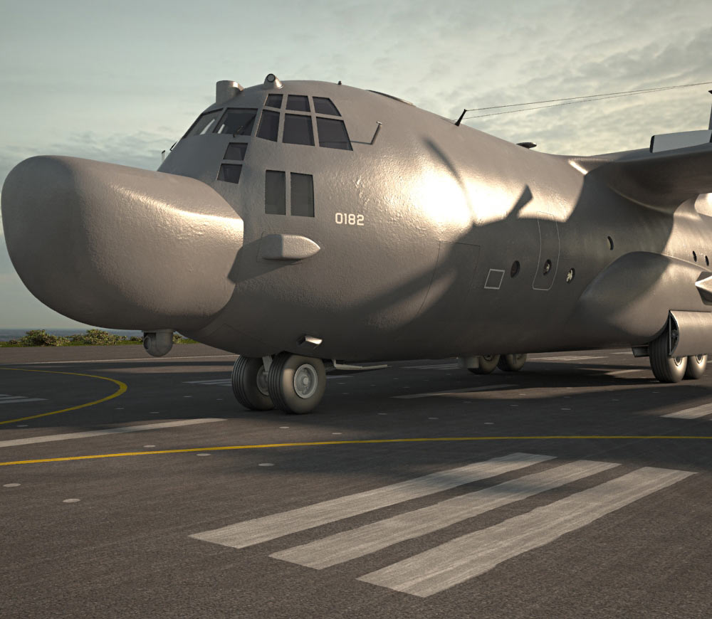 Lockheed MC-130 3D模型