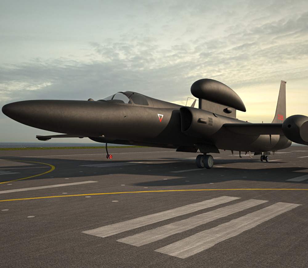 Lockheed U-2S 3D модель