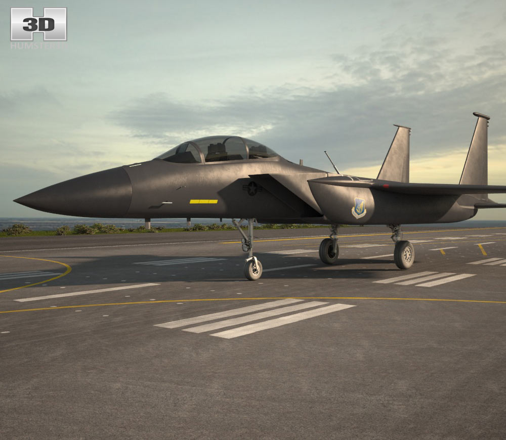 McDonnell Douglas F-15E Strike Eagle Modello 3D