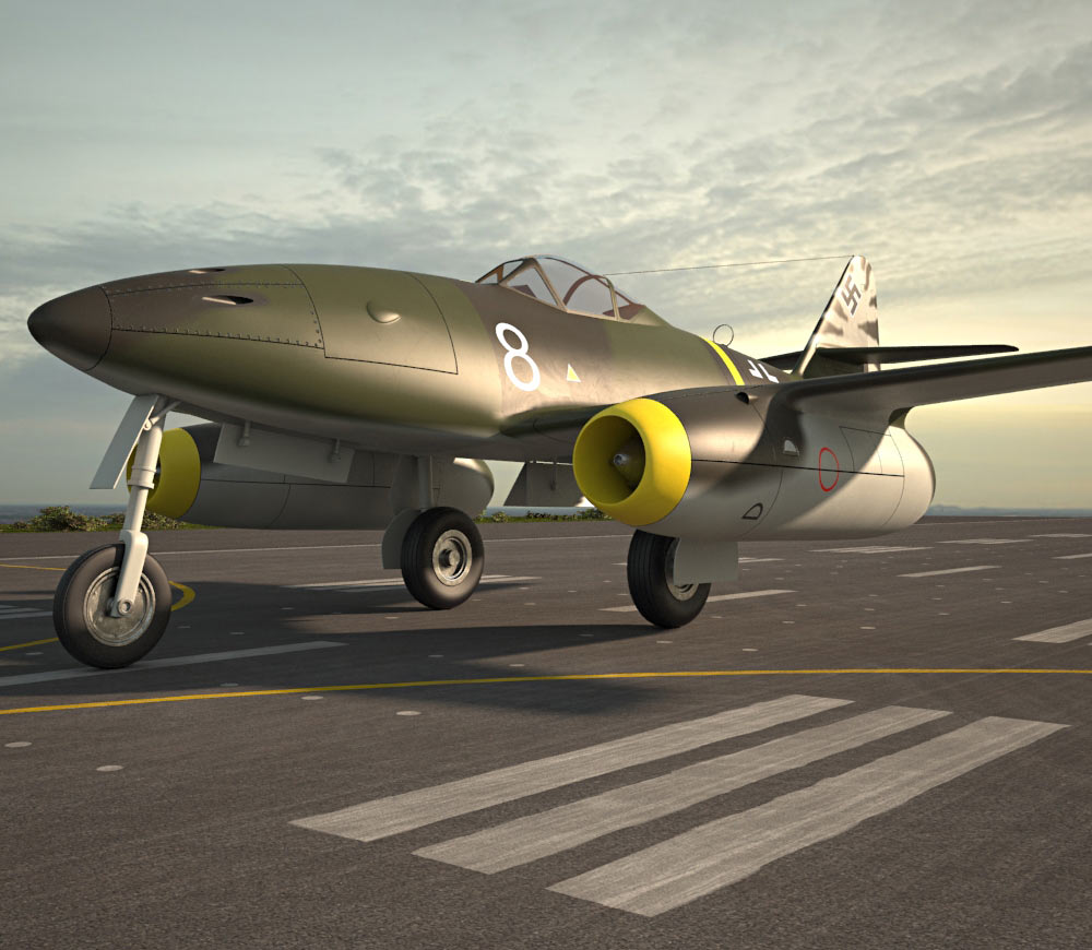 Messerschmitt Me 262 3D-Modell