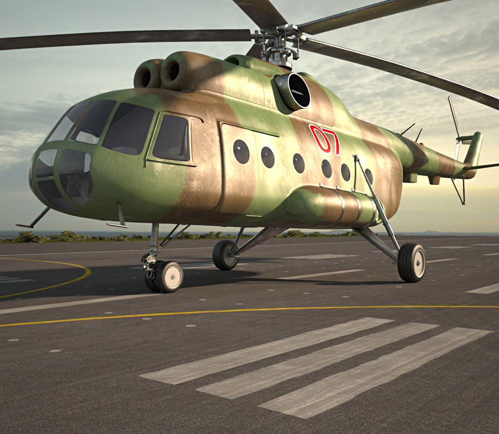 Mil Mi-8 Modelo 3D