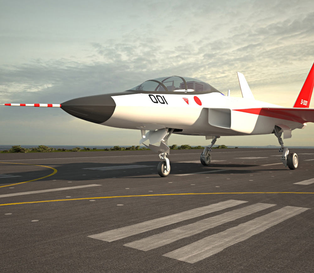 X-2心神验证机 3D模型