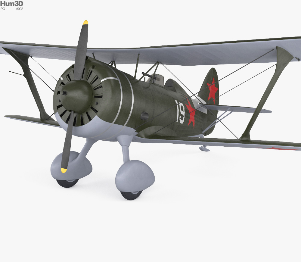 伊-15戰鬥機 3D模型