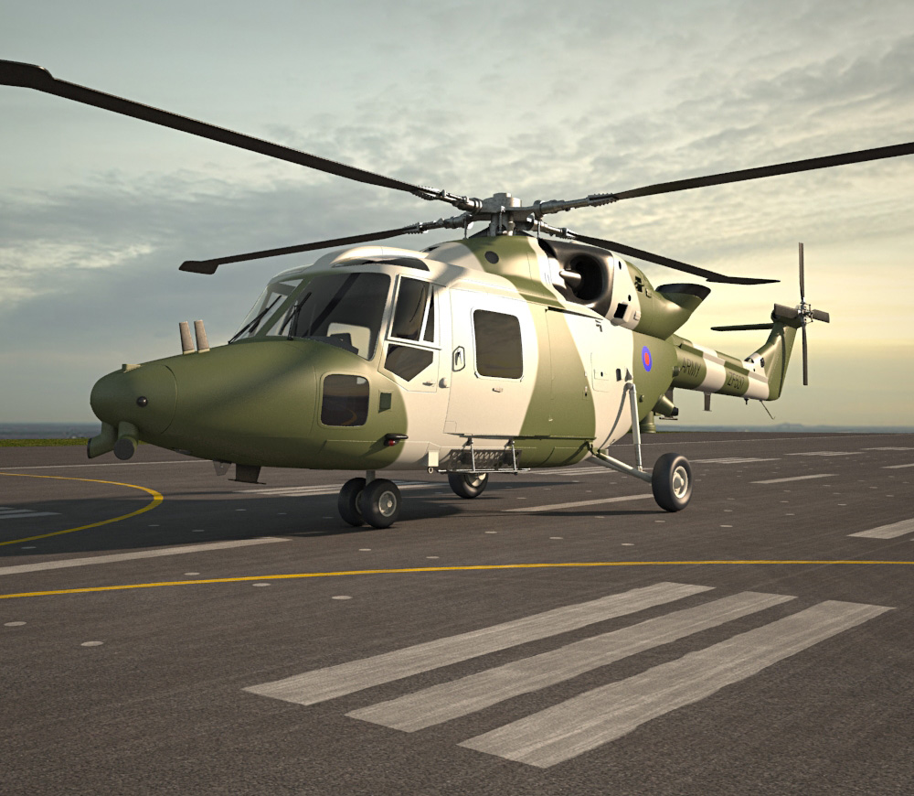 Westland Lynx AH 9 Modèle 3d