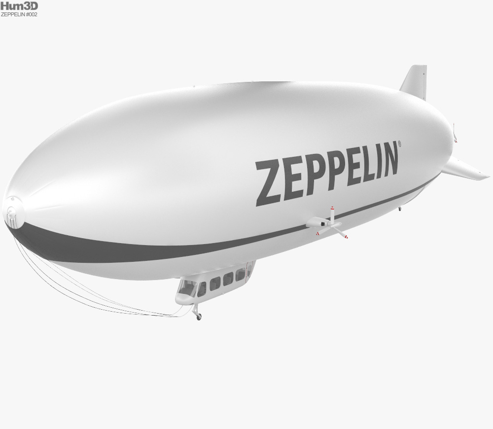 Zeppelin NT 3D 모델 