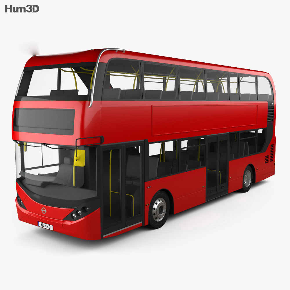 Alexander Dennis Enviro400H City Double-Decker Bus 2015 3d model
