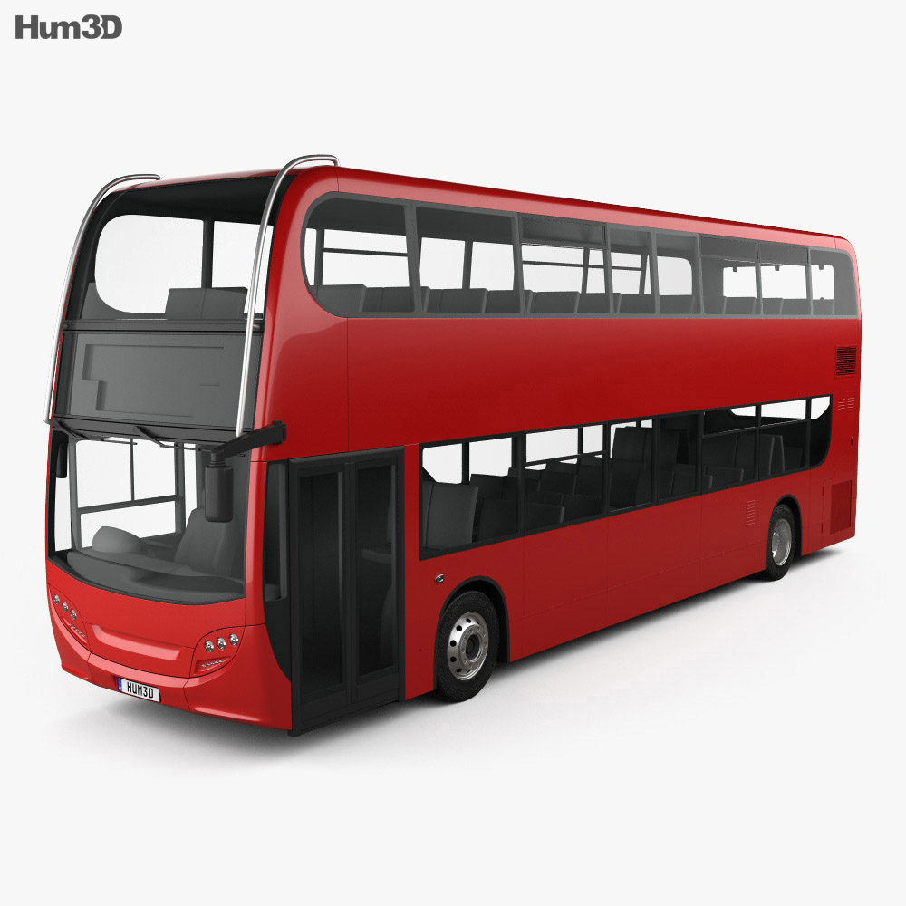 Alexander Dennis Enviro400H 2층 버스 2015 3D 모델 
