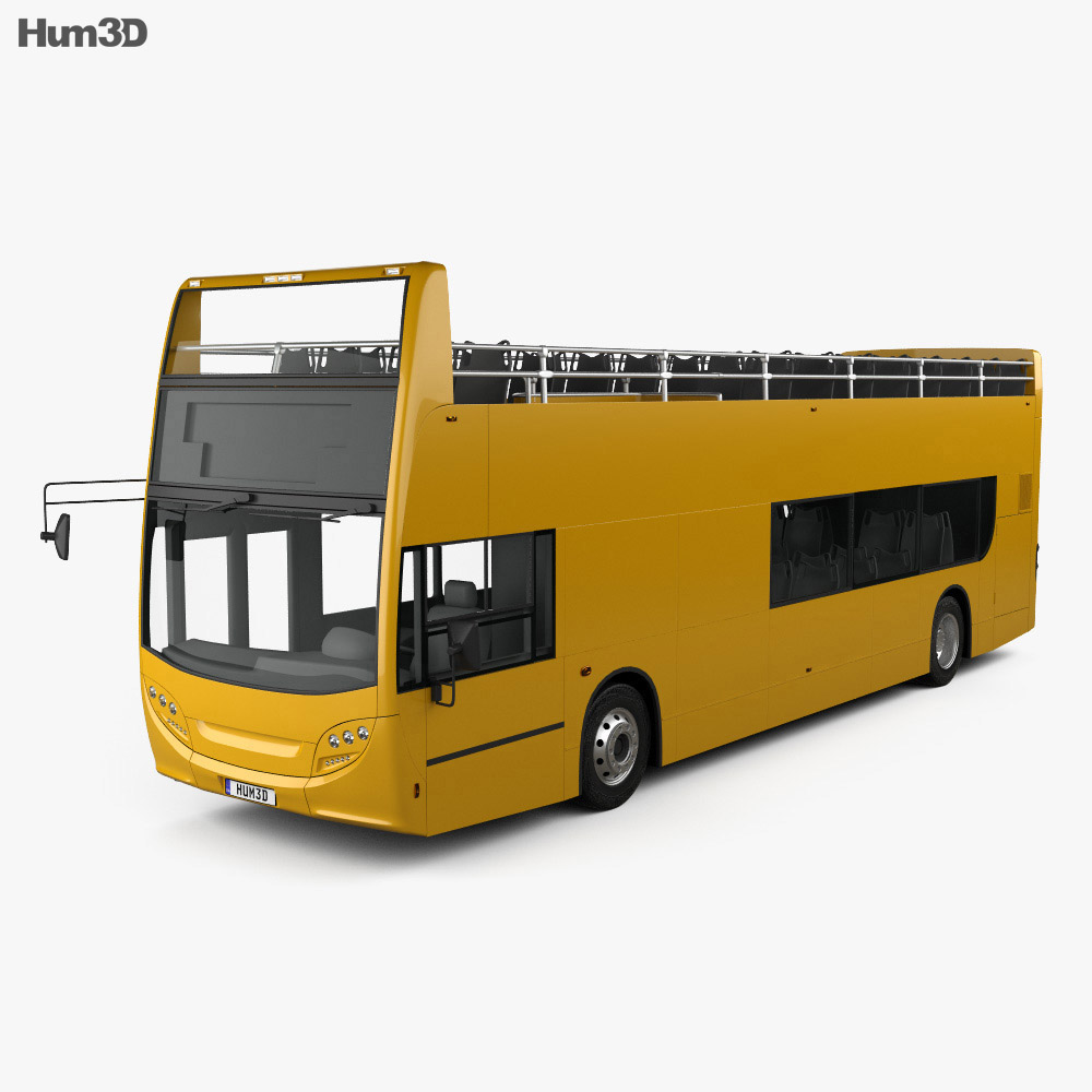 Alexander Dennis Enviro400 Open Top Bus 2015 3d model