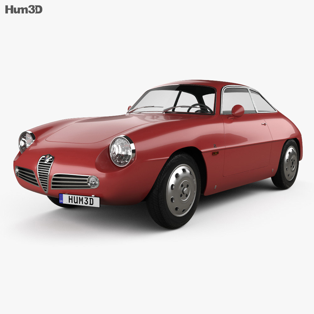 Alfa Romeo Giulietta 1960 3D 모델 