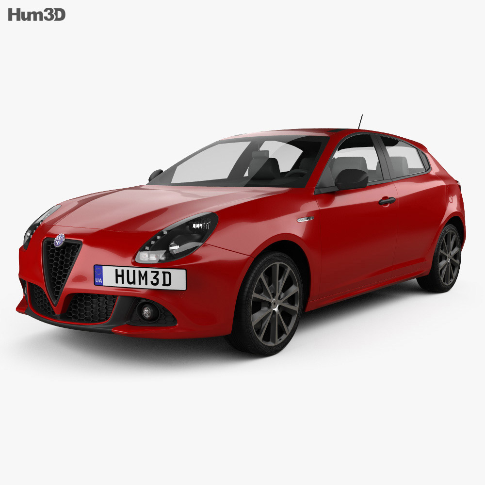Alfa Romeo Giulietta 2019 3D 모델 