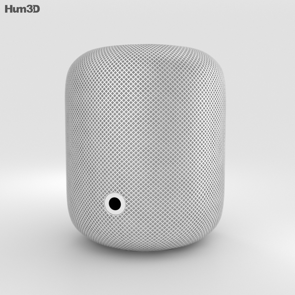 Apple HomePod 白い 3Dモデル download