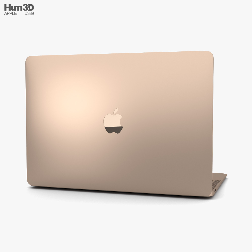Apple MacBook Air (2020) Gold 3Dモデル ダウンロード