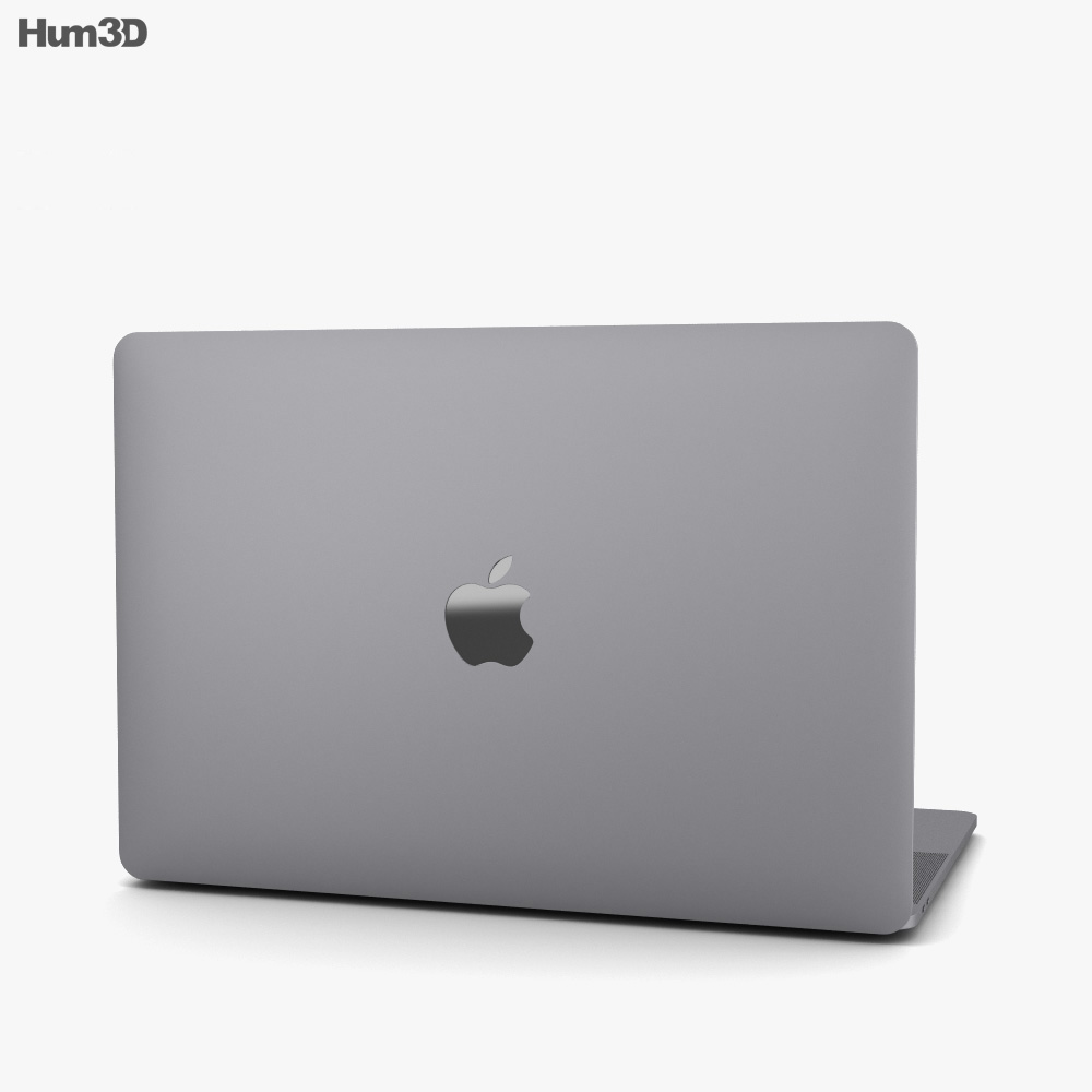 Apple MacBook Pro 15 inch (2018) Space Gray 3D model