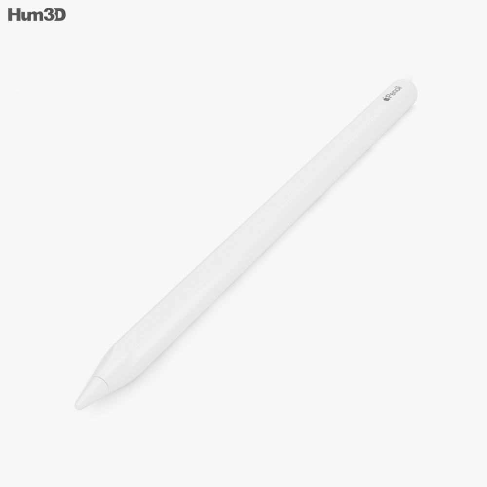 Apple Pencil 2nd Generation 3Dモデル