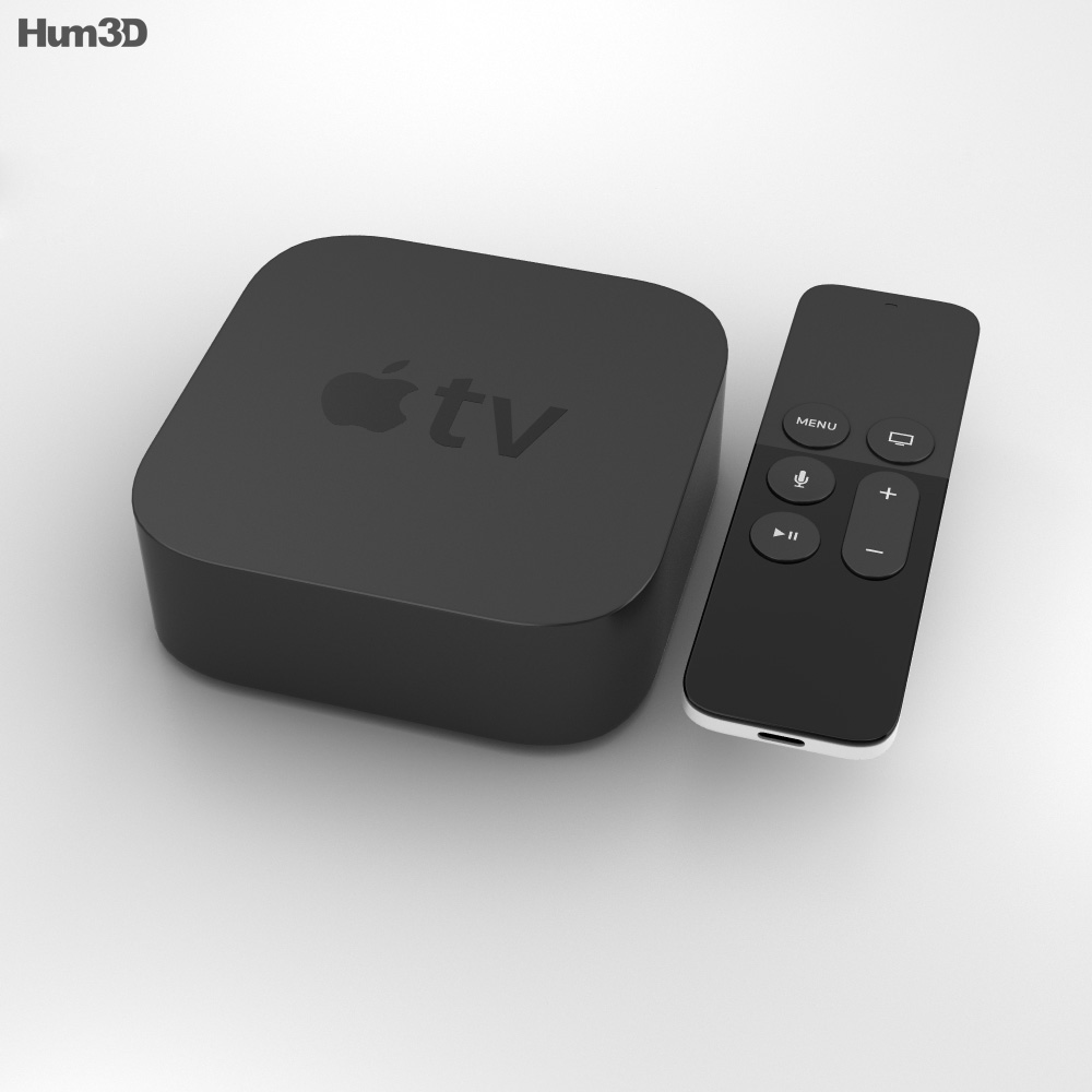 Apple TV (2015) 3D-Modell
