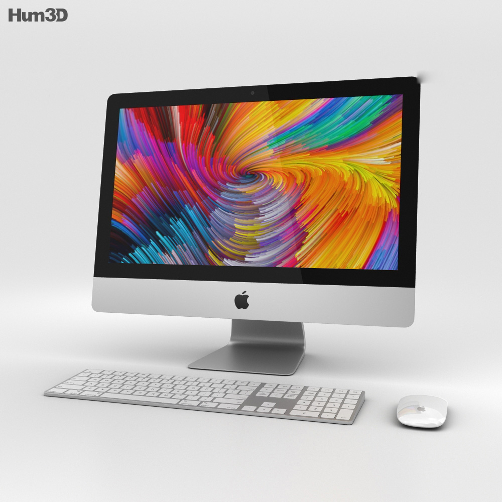 Apple iMac 21.5-inch (2017) Retina 4K 3d model