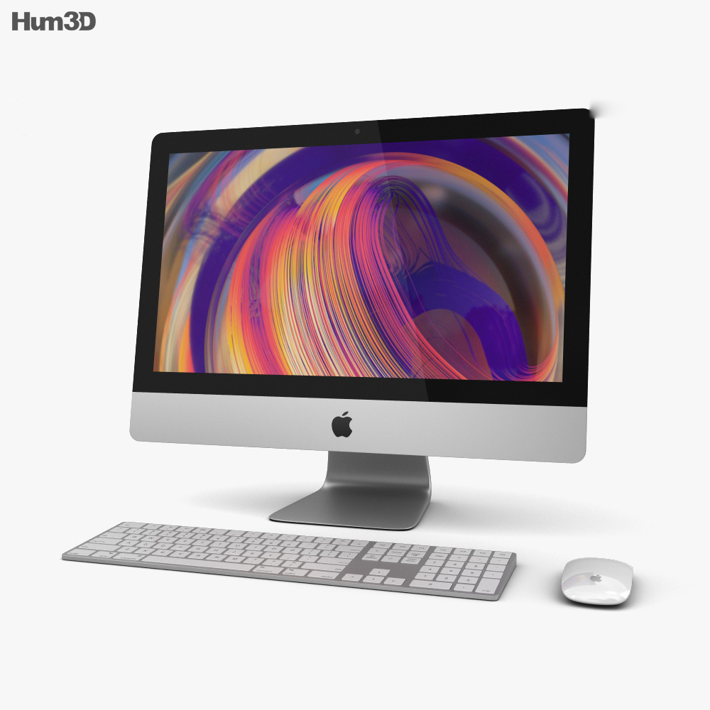 Apple iMac 21.5-inch (2019) 3D模型- 电子产品on 3DModels
