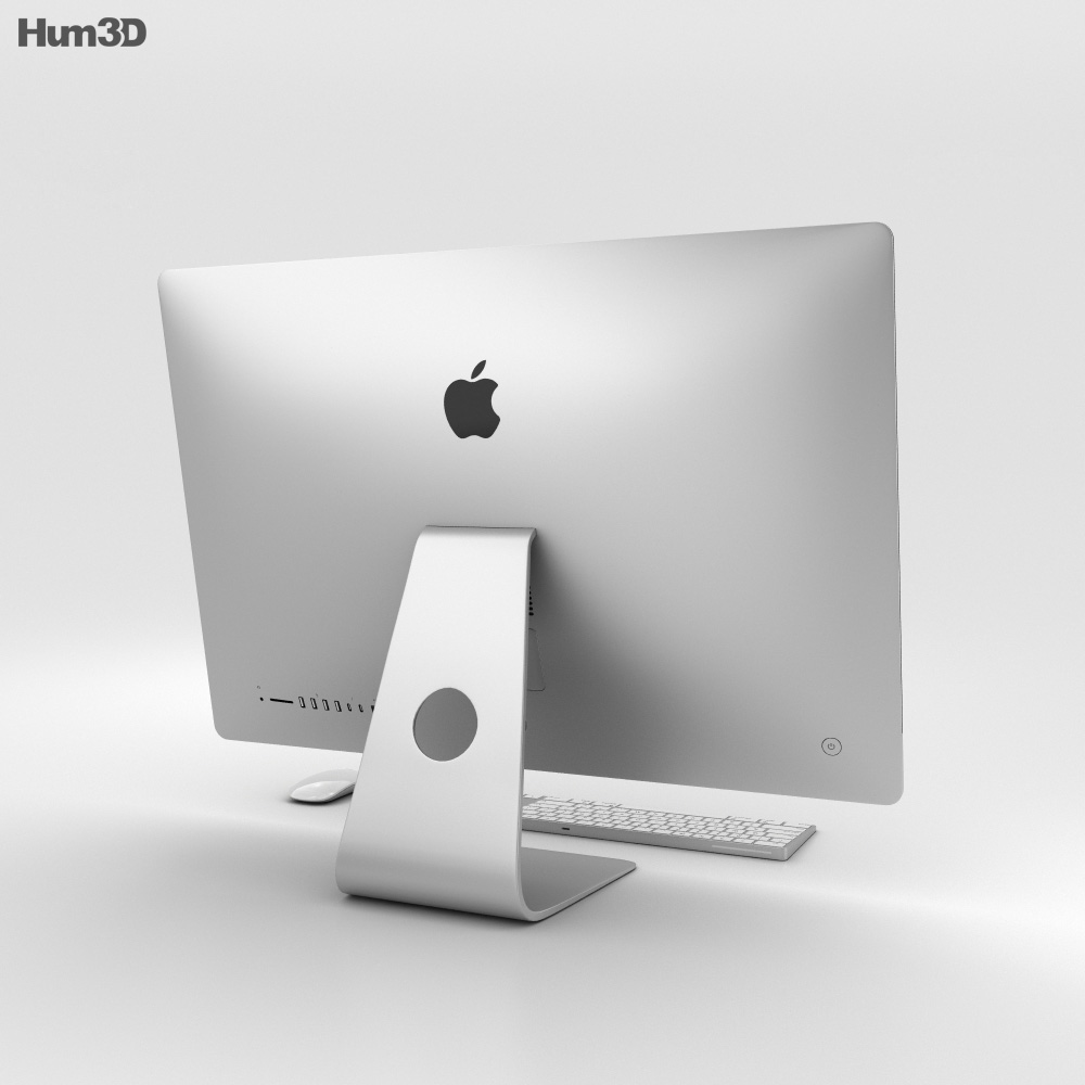 Apple iMac 27-inch (2017) 3D model - Download Electronics on 