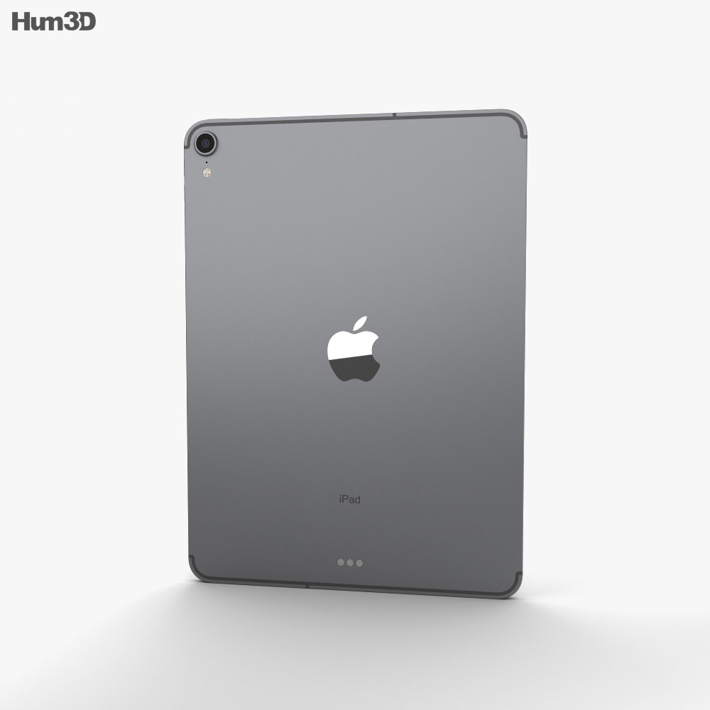 Apple iPad Pro 11-inch (2018) Space Gray 3D model download