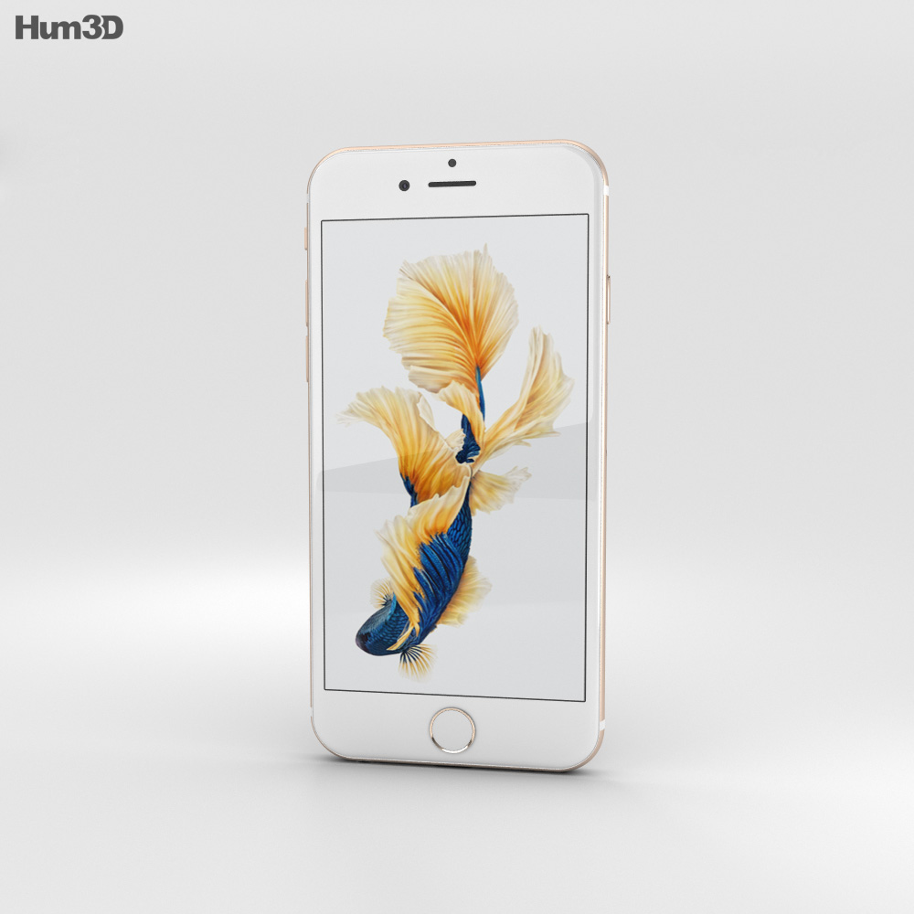 Apple iPhone 6s Gold 3d model