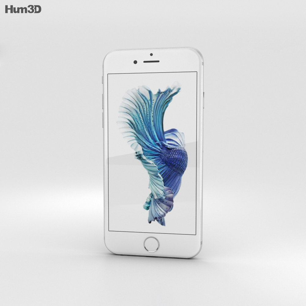 Apple iPhone 6s Silver Modello 3D