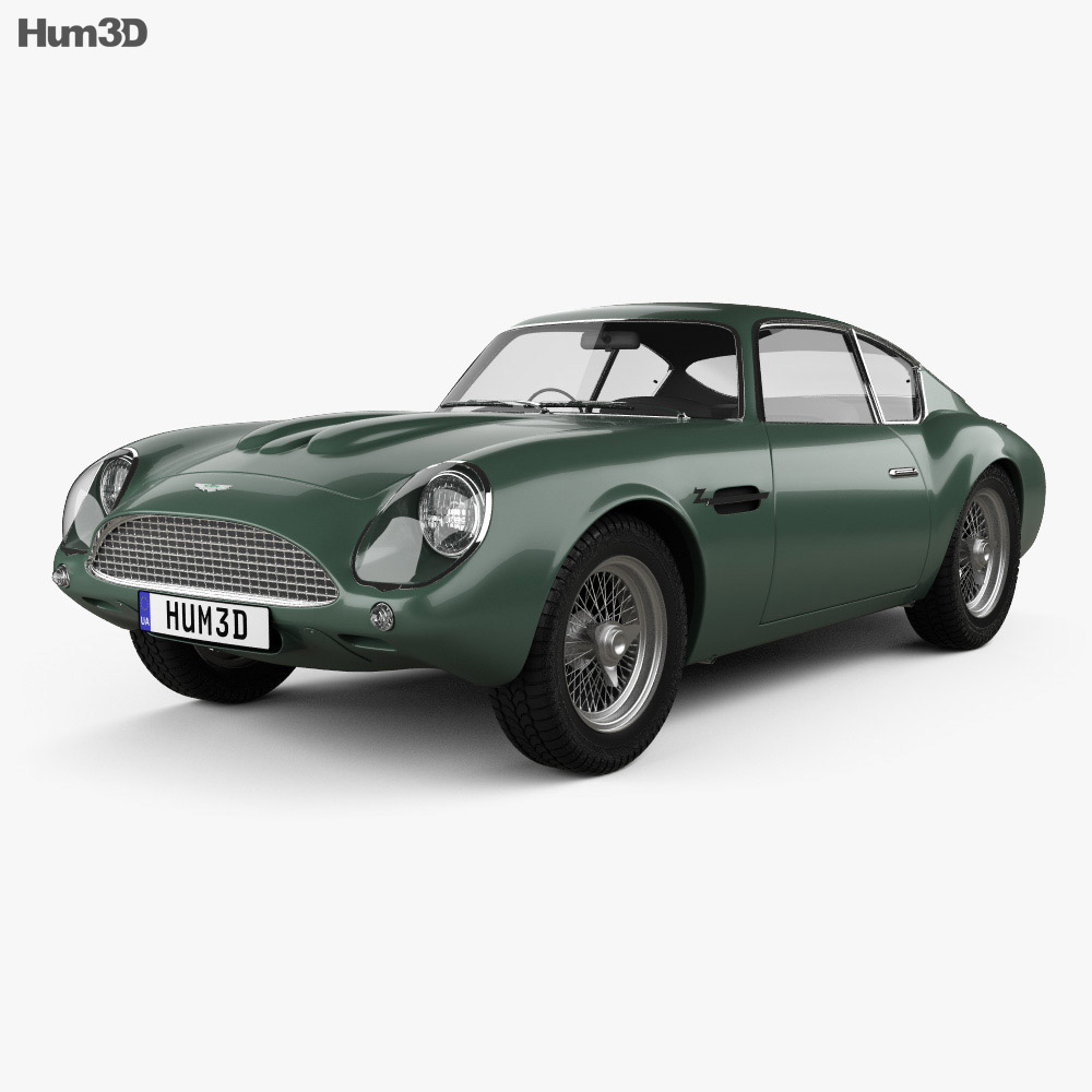 Aston Martin DB4 GT Zagato 1960 3Dモデル