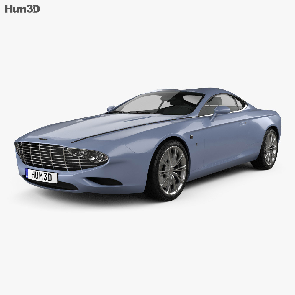 Aston Martin DB9 Coupe Zagato Centennial 2016 3Dモデル