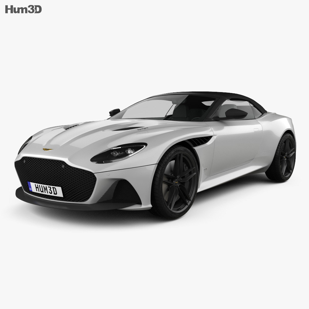 Aston Martin DBS Superleggera Volante 2020 3Dモデル
