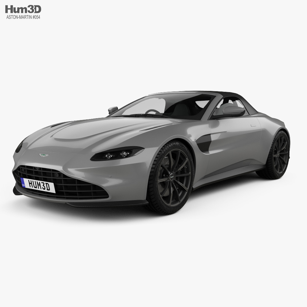 Aston Martin Vantage 로드스터 2021 3D 모델 