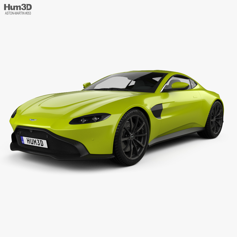 Aston Martin Vantage cupé 2021 Modelo 3D