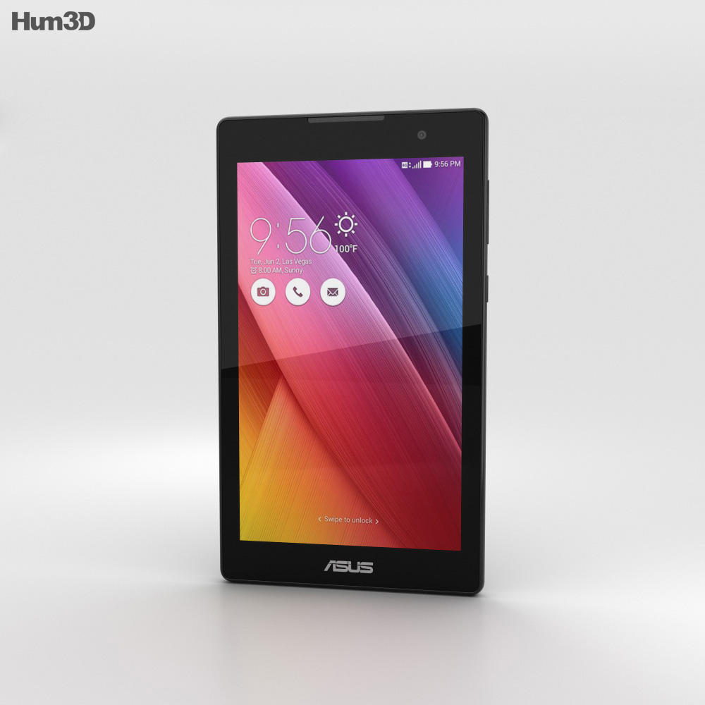 Asus ZenPad C 7.0 Black 3D модель