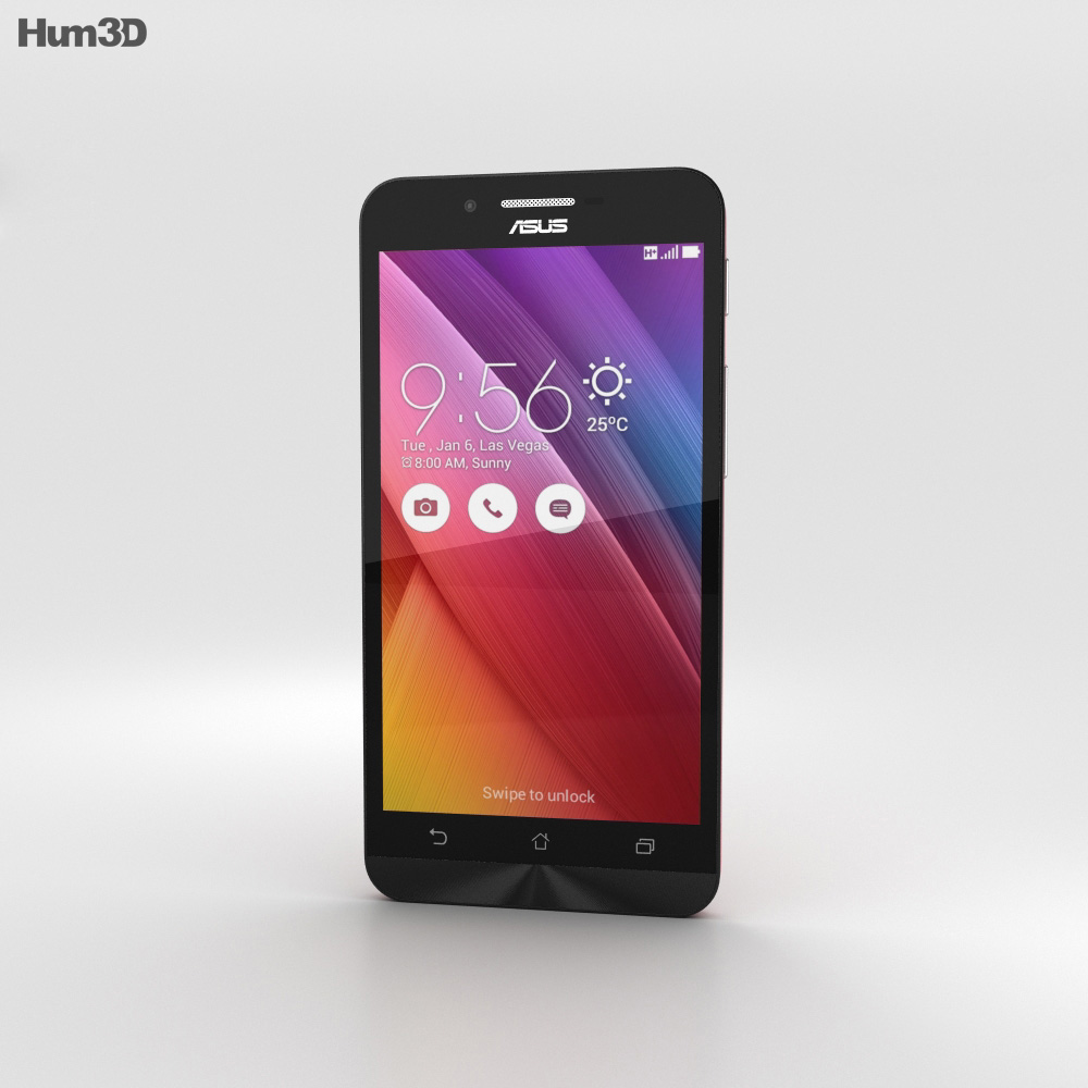 Asus Zenfone Go (ZC451TG) Rouge Pink 3D 모델 