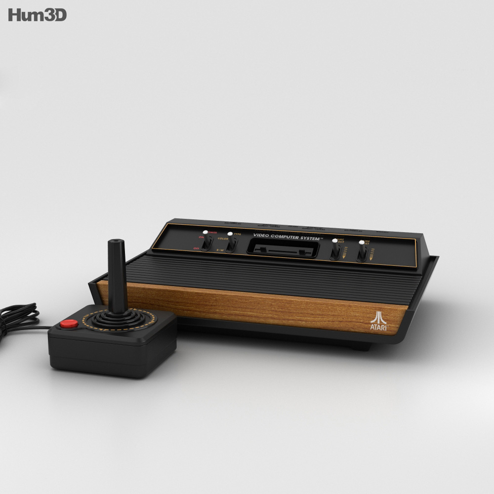 Atari 2600 Modelo 3d