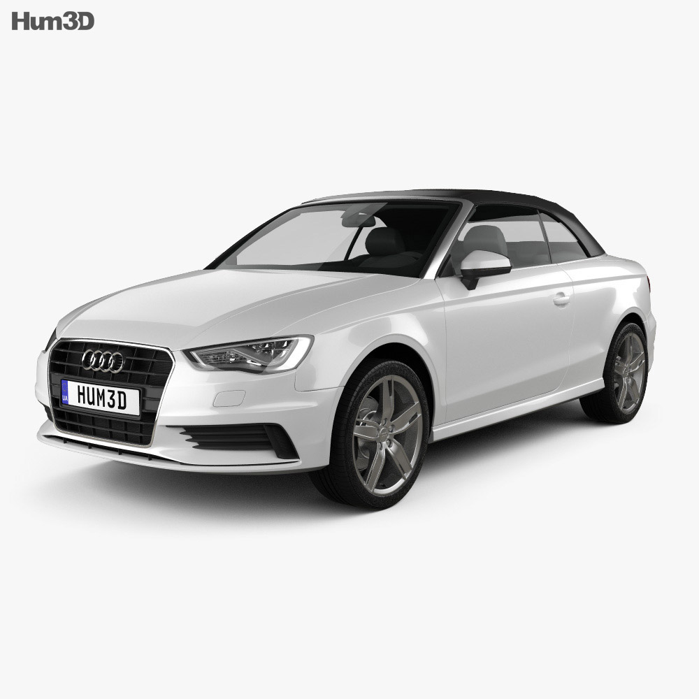 Audi A3 敞篷车 2020 3D模型