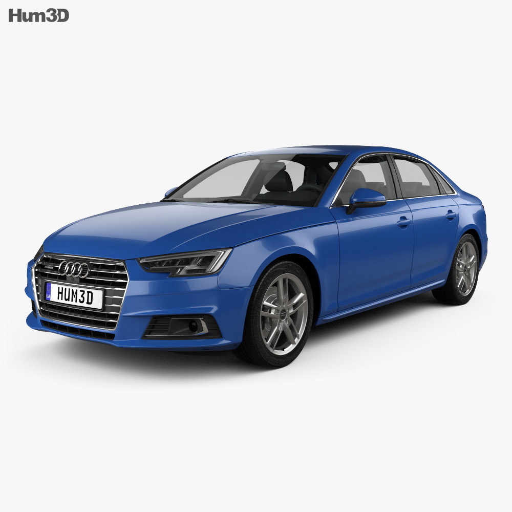Audi A4 (B9) セダン 2019 3Dモデル