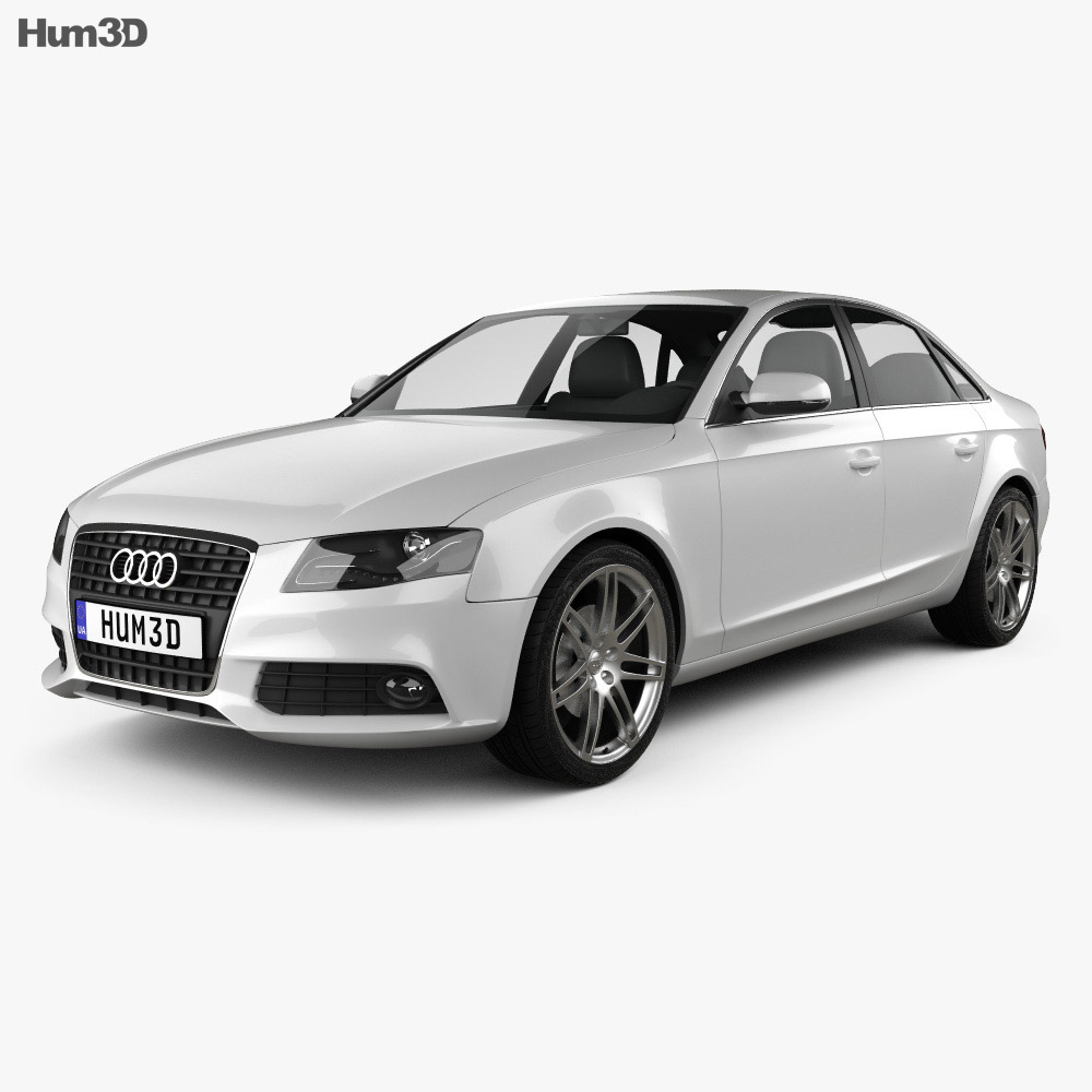 Audi A4 Saloon 2013 3D 모델 