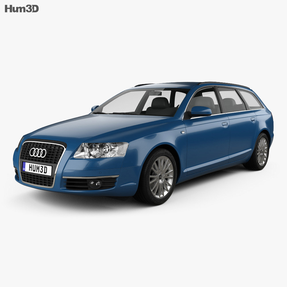 Audi A6 (C6) Avant 2008 3D-Modell - Herunterladen Fahrzeuge on