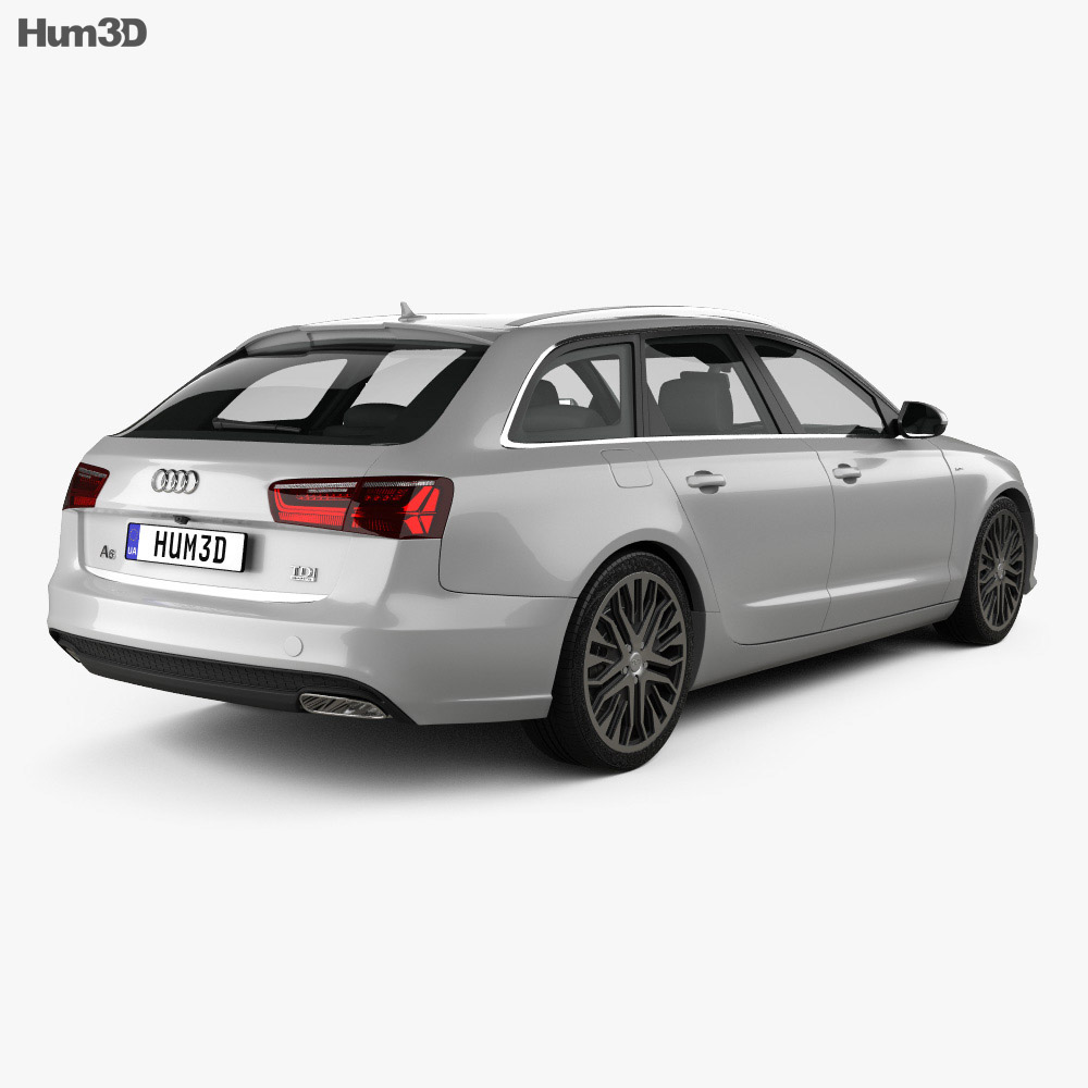Audi A6 (C7) avant 2018 3D-Modell - Herunterladen Fahrzeuge on