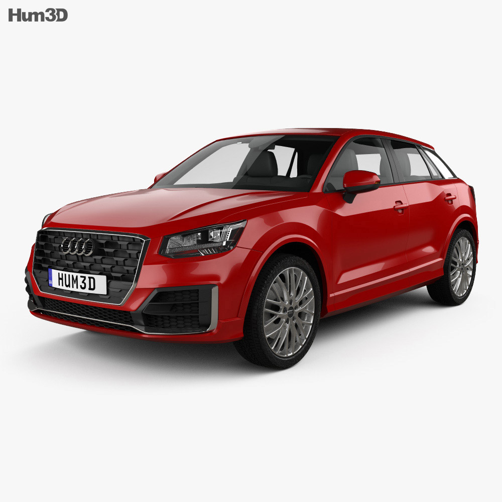 Audi Q2 S-Line 2020 3D 모델 