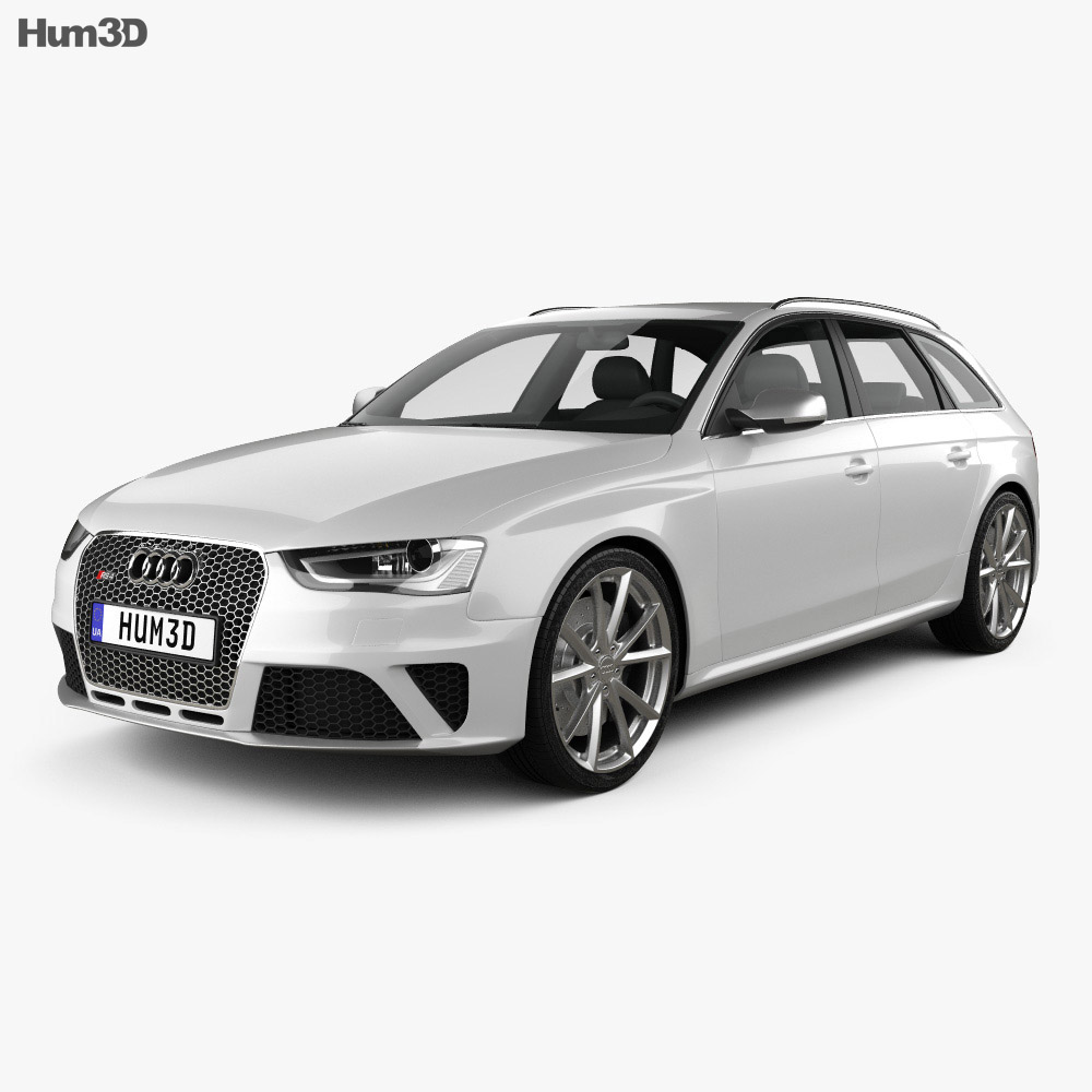 Audi RS4 Avant 2016 3D模型
